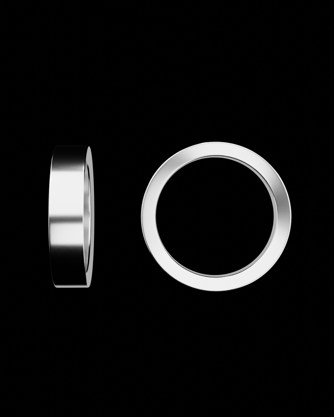 Rhodium Ring